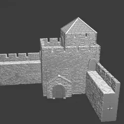$7.50Large castle corner tower - Modular Castle System
