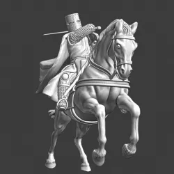 $7.50Medieval Order Knight swinging sword