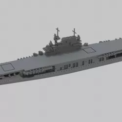 $7.50WW2 USN Yorktown class Carrier