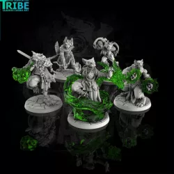 $7.90Felinid squad, ninja, warrior, monk, cleric and ranger (2022 JULY TRIBE)