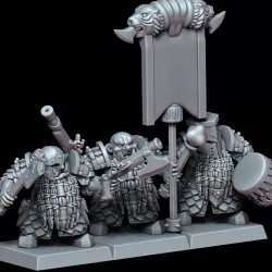 $8.00CHAOS DWARF COMMAND GROUP 2