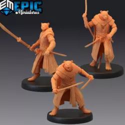 $8.90Catfolk Panther Pirate Set / Corsair Captain Master / Werejaguar Warrior / Male Were Puma