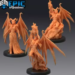 $8.90Devil Duchess Set / Hell Warrior / Female Demon Spawn / Evil General / Abyss Encounter