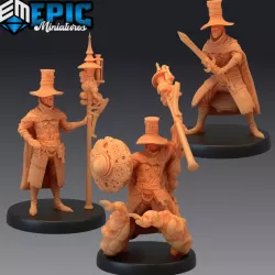 $8.90Gear Wizard Gabriel Set / Male Magician / Steampunk Tech Character