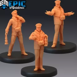 $8.90Train Conductor Set / Male Human / Steampunk Tech Character
