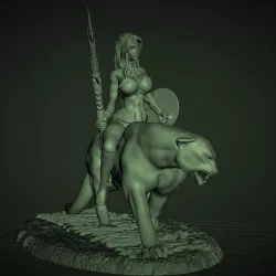 Amazon Panther Rider (1) - Warrior