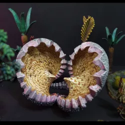 Clam Blossom - Alien terrain for tabletop miniatures