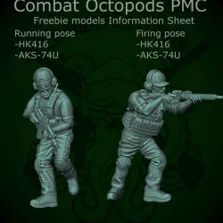 Combat Octopods PMC - Freebie models