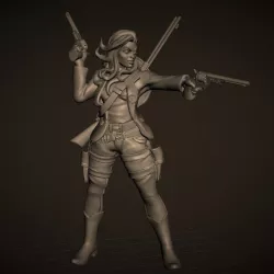 Female Mage - Wild West Version