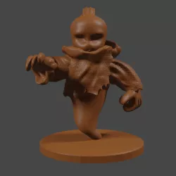 Final Fantasy Tactics inspired, Ghost, Tabletop DnD miniature