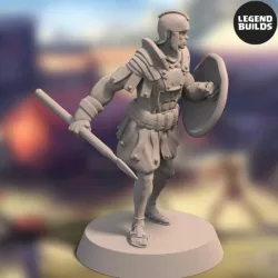 FREE – Pirates of Cyliria - Pose 10 – 3D printable miniature – STL file