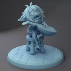 Gaz, the Goblin bard