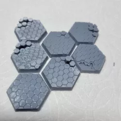 Hex Tech Bases for Battletech Miniatures