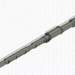 Leopard 1A3-A4 Main Gun without Collimator - 1/35 Scale.