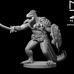 Lizardfolk Bandit Captain