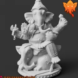 Mahotkata Ganesha Riding an Elephant