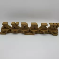Name Gears (Customizable)