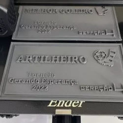 Plaque (trophy) 3d