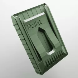Pollet - 3d printed rugged and slim wallet