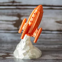 Retro Rocket Ship