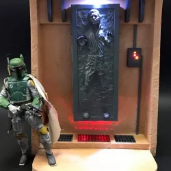 Star Wars Han Solo Carbonite Stand (No Carbonite)