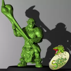 Warpig Clan - Orc Great Club Monster Slayer (Supported)