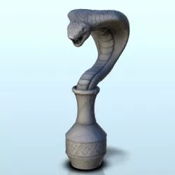 $1.80Cobra with jar (+ pre-supported version) (3) - Darkness Chaos Medieval Zombie Fantasy Monster
