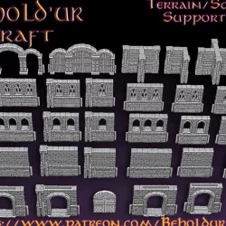 $10.00Church wall set - Supportless