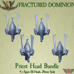 $2.00Fractured Dominion - Priest Heads x 4 (Ancient Eldar)