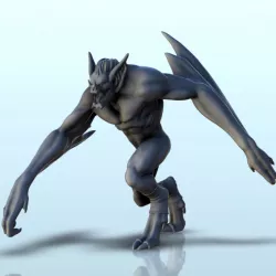 $2.30Winged vampire (+ pre-supported version) (18) - Darkness Chaos Medieval Zombie Fantasy Monster