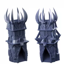 $2.75Dark Monolith Fantasy Tower Tabletop Terrain And Dice Tower