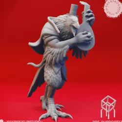 $2.99Kenku Bard - Tabletop Miniature (Pre-Supported)