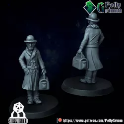 $3.00Horror from the deep. Lovecraft miniature. Doctor, elderly gentlemen