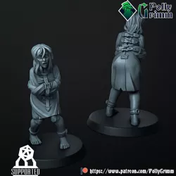 $3.00Horror from the deep. Lovecraft miniature. Mad woman asylum patient