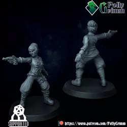 $3.00Horror from the deep. Lovecraft miniature. Woman adventurer archaeologist