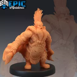 $3.90Dark Dwarf Lord / Dwarven Genereal Fighter / Male Warrior / Armored Warhammer