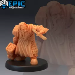 $3.90Dwarf Army Blacksmith / Dwarven Warrior / Mystical Old Villager / Male Mountain Encounter
