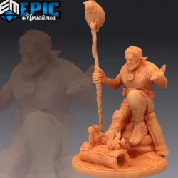 $3.90Firbolg Druid Talking / Fir Bholg / Giant Kin / Forest Folk/ Nature Guardian