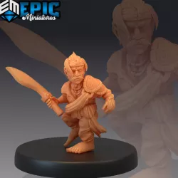 $3.90Gnome Pirate Dagger / Halfling Captain / Sea Warrior / Male Quartermaster