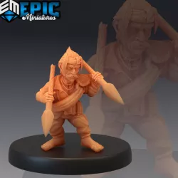$3.90Gnome Pirate Spear / Halfling Captain / Sea Warrior / Male Quartermaster