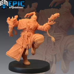 $3.90Half Dwarf Monk Fighting / Mystical Old Fighter / Dwarven Warrior / Male Mountain Encounter