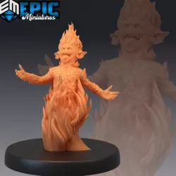 $3.90Magmin Burning / Fire Elemental Creature / Magma Lava Encounter / Dwarven Magmen