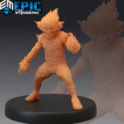 $3.90Magmin Fireball / Fire Elemental Creature / Magma Lava Encounter / Dwarven Magmen
