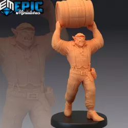 $3.90Orc Henchman Barrel / Green Skin Gangster / Mafia Stooge / Hidden Killer