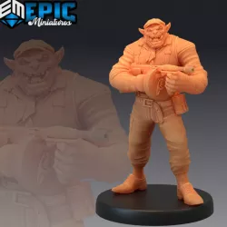 $3.90Orc Henchman Tommy Gun / Green Skin Gangster / Mafia Stooge / Hidden Killer