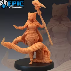 $3.90Owlbear Druid Attack Magic / Female Nature Leader / Forest Guardian / Woodland Encounter