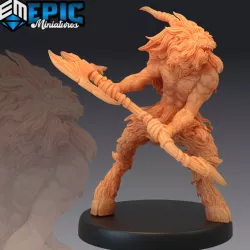 $3.90Satyr Angry / Pan Warrior / Forest Guardian Axe / Deer Encounter