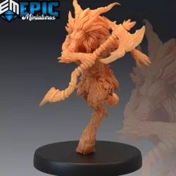 $3.90Satyr Attacking / Pan Warrior / Forest Guardian Axe / Deer Encounter