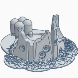 $4.00Ruined Mech Bunker with Coolant Pool MilR013