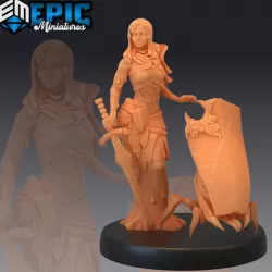 $4.90Slime Heroine / Marshland Warrior / Swamp Hero / Female Fighter